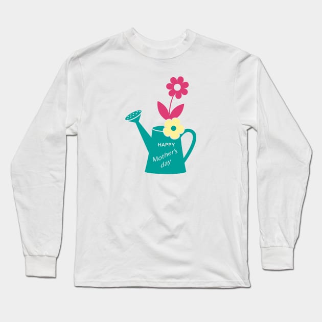 Happy mother's day Long Sleeve T-Shirt by grafart